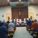 Fiesta de la Conversión de San Pablo en la parroquia de San Eugenio en Getafe